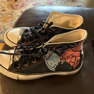 Converse high tops Millie Bobby Brown size 7 Stranger Things Eleven
